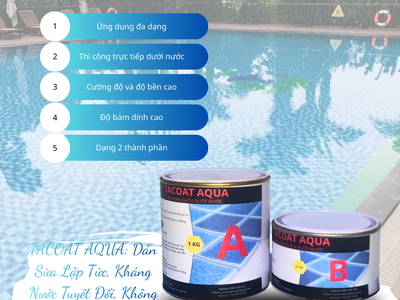 1,5KG TACOAT AQUA - Keo Dán Gạch Dưới Nươc Không Cần Tháo Nước, Dán Gạch Trực Tiếp Dưới Nước 3