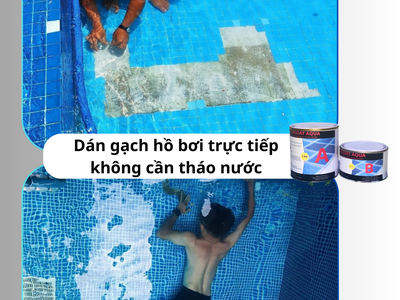 1,5KG TACOAT AQUA - Keo Dán Gạch Dưới Nươc Không Cần Tháo Nước, Dán Gạch Trực Tiếp Dưới Nước 5