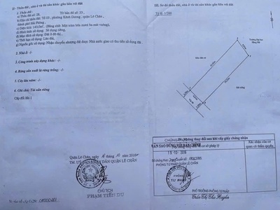 Đất phân lô lê văn thuyết - quán nam, 143m, giá 55 tr/m rẻ nhất lúc này 2