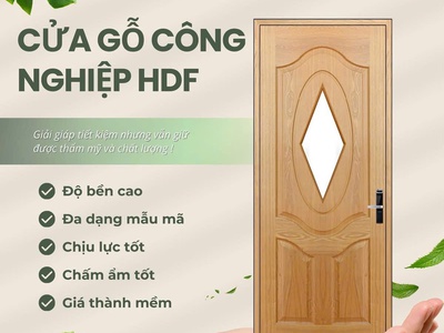 Cửa gỗ công nghiệp HDF: Giải pháp tối ưu cho không gian sống hiện đại 2