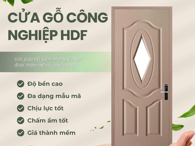 Cửa gỗ công nghiệp HDF: Giải pháp tối ưu cho không gian sống hiện đại 3
