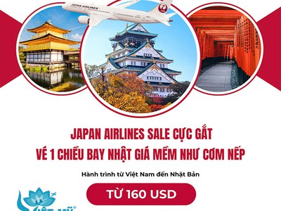 Săn vé Nhật Bản giá tốt cùng Japan Airlines 0