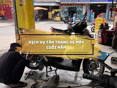 Dịch vụ tân trang xe máy đón Tết 2026   Xe đẹp như mới, du xuân an tâm 0