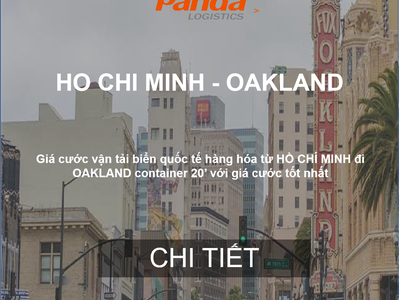 Giá Cước Vận Chuyển Hàng Hóa Từ Hồ Chí Minh Đến Oakland 0