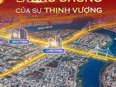 Căn Studio 32.3m2 giá chỉ 1.734 tỷ cách cầu Hòa Xuân 800m - CORA TOWER 6