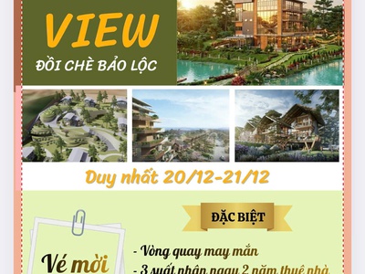 Mở Bán Làng Omm 2 view đồi chè Tâm Châu 0