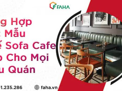 Ghế Sofa Cafe: Nên Chọn Bọc Da Hay Bọc Vải  Đọc 1 Lần Là Biết Loại Nào Hợp Quán Bạn 0