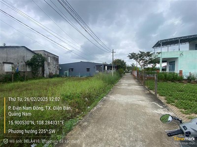 Chủ cần bán gấp đất tại điện nam đông - điện bàn giá 2,2ty 3