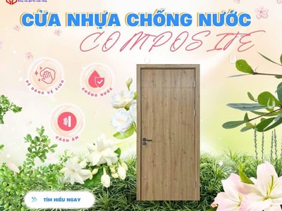 Cửa nhựa Composite chống nước: Giải pháp tối ưu cho không gian sống hiện đại 0