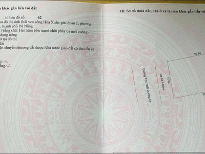 Cần tiền bán gấp đất biệt thự Tôn Thất Dương Kỵ -chính chủ - HOÀ XUÂN - ĐÀ NẴNG 1