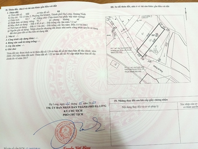 Bán gấp 118m đất 1,9 tỷ , tặng nhà cấp 4 -Tổ 13, khu 2, Phường Hà Khánh -TP Hạ Long-QN 3