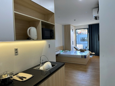 Cho thuê căn hộ The Ló Apartment   studio trống tầng 2 và tầng 4 4