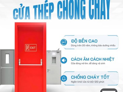 Cửa thép chống cháy-Lá chắn an toàn cho mọi gia đình 1