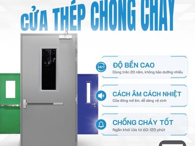 Cửa thép chống cháy-Lá chắn an toàn cho mọi gia đình 2