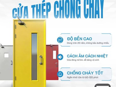 Cửa thép chống cháy-Lá chắn an toàn cho mọi gia đình 3