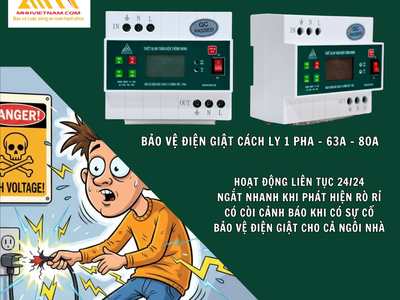 Thiết bị bảo vệ điện giật và bảo vệ cháy nổ thế hệ mới của MHH Việt Nam 1