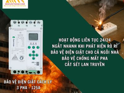 Thiết bị bảo vệ điện giật và bảo vệ cháy nổ thế hệ mới của MHH Việt Nam 3