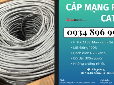 Cáp Mạng Ftp Cat 5e  24awg  Giao Ngay Bình Dương, Hồ Chí Minh, Vũng Tàu. 2