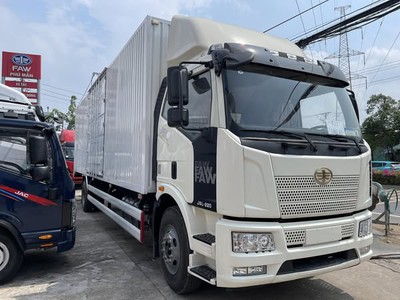 Công ty bán xe tải Faw 7t25 tấn thùng kín container 9m9 1
