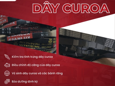 Bảo dưỡng dây curoa đúng cách giúp máy móc vận hành bền bỉ và an toàn 2