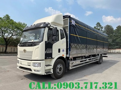 Bán xe tải Faw J6L 8 tấn thùng dài 9m7 cao 2m52 giao ngay 0