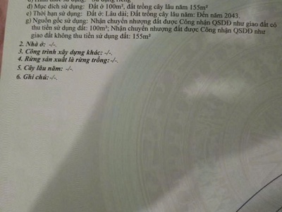 Chủ bán lô góc 2mt đường nhựa khu dân cư xuân sơn hcm 1