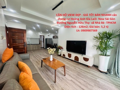 Căn hộ view đẹp - giá tốt bán nhanh căn chung cư hoàng anh gia lai3- new sài gòn huyện nhà bè, tphcm 0