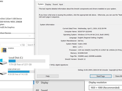 Laptop Dell Vostro 3400 Core i5-1135G7 Ram 8GB SSD 256GB VGA ON Màn 14 Inch Full HD Máy Đẹp 6