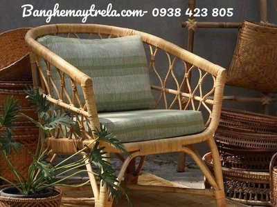 Ghế mây vuông đọc sách phòng ngủ 3