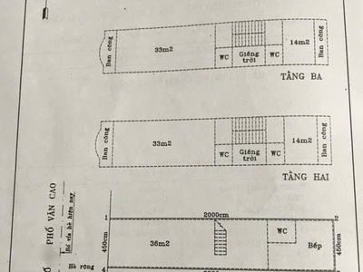 Mặt đường Văn Cao  giữa Nguyễn Bình và 193 - 180m2 - ngang 9m - 2 mặt thoáng - 4 tầng - giá 43 tỷ 2