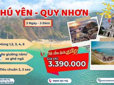 Hành trình tham quan Phú Yên Quy Nhơn 3 ngày 3 đêm 0