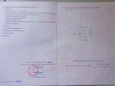 1,6x tỷ   lô đất tuyến 2 ngõ 136 hải phong, sát cầu rào 3   nguồn hàng đầu tư hiếm khu hòa nghĩa 0