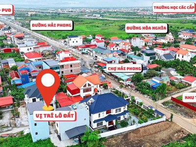 1,6x tỷ   lô đất tuyến 2 ngõ 136 hải phong, sát cầu rào 3   nguồn hàng đầu tư hiếm khu hòa nghĩa 4