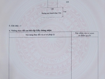 Lô đất gần biển gần bến du thuyền quốc tế ngang rộng 7m 4