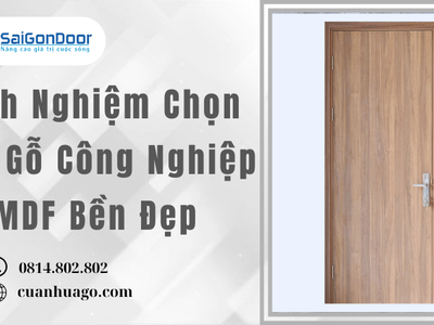 Kinh Nghiệm Chọn Cửa Gỗ Công Nghiệp MDF Bền Đẹp 0