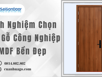 Kinh Nghiệm Chọn Cửa Gỗ Công Nghiệp MDF Bền Đẹp 1