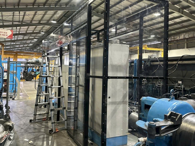 Vách nhựa dẻo PVC Giải pháp ngăn xưởng hiệu quả 0