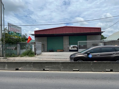 Siêu phẩm xưởng mặt tiền nguyễn văn bứa hóc môn đường container 24/24 0