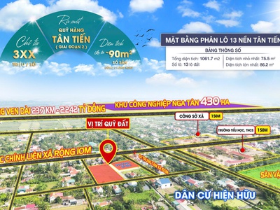  đất nền trung tâm nga sơn   tiềm năng sinh lời x2, x3  0