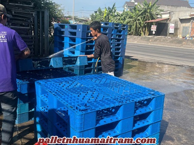 Thanh Lí Pallet Nhựa Giá Rẻ Kịch Sàn, Chuyên Kê Phân Bón Tại Bình Phước 8