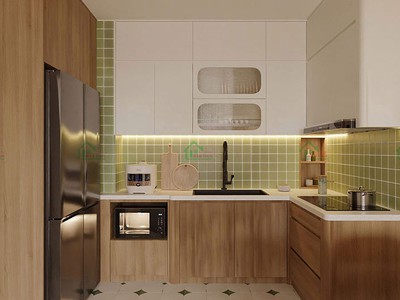 Thi Công Tủ Bếp Theo Yêu Cầu   Tủ Bếp Gỗ Đẹp   Bền   Tiết Kiệm 12