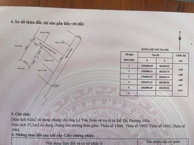 Cần bán lô đất ngõ 25 Cát Vũ, Tràng Cát 42m2 giá chỉ 1 tỷ 245 2