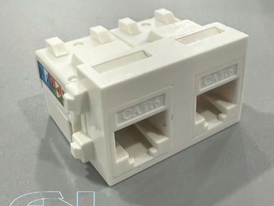 Thanh đấu nối Patch panel 48 cổng Cat6 UTP 2U mã ACT-48S2U, ACT-JK28-C6-US chính hãng ANCOMTECK 8