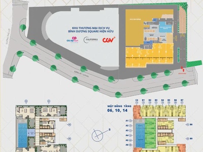 Bán căn hộ chung cư Biconsi Tower 2PN   Trung tâm Thủ Dầu Một, Bình Dương 3