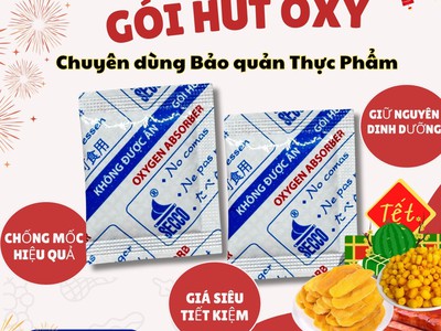 Mứt Tết Không Lo Hỏng: Dùng Ngay Gói Hút Oxy Secco Bảo Quản Thực Phẩm Ổn Định 0