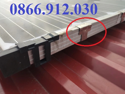Kẹp thoát nước pin solar, giải pháp bảo vệ khung pin 8