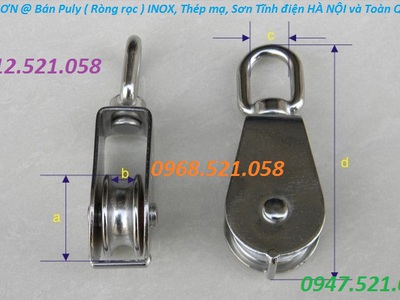 Chuyên Puly INOX 304 hà nội, ròng rọc cột cờ 0968521058 THANH SƠN có tay quay cột cờ bằng INOX đây 9