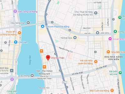 Mặt tiền triệu việt vương, mặt chợ hà thân, sát cầu tình yêu, 110m2, ngang 5m 3