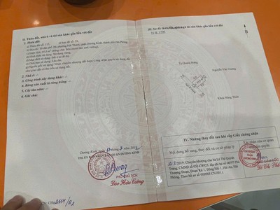 Bán nhà 3 tầng xây độc lập tại Hải Thành, Dương Kinh, ô tô đỗ cửa 1