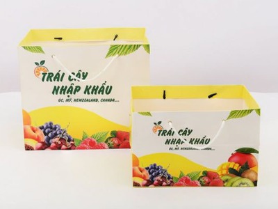 In túi giấy đựng hoa quả nâng tầm giá trị nông sản 3